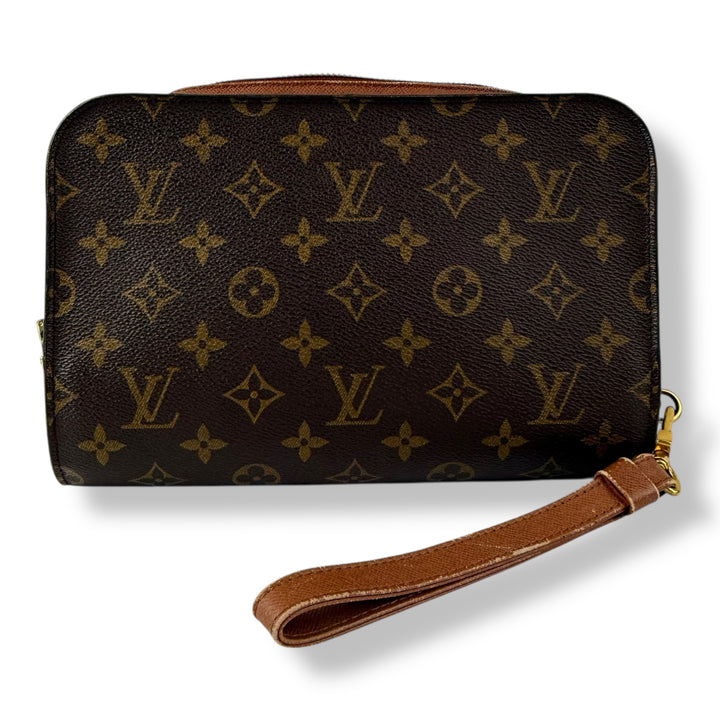 Louis Vuitton Brown Monogram Orsay Clutch Bag