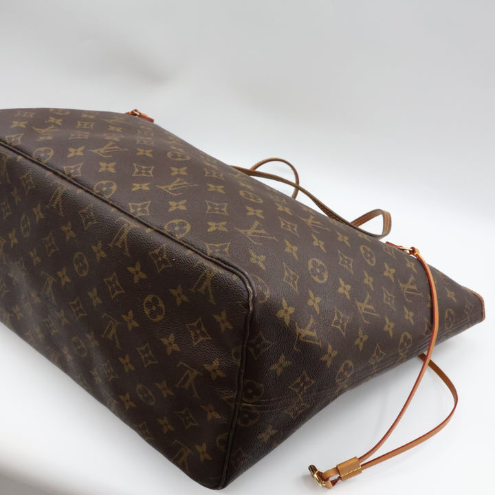 Louis Vuitton Brown Monogram Neverfull GM Handbag