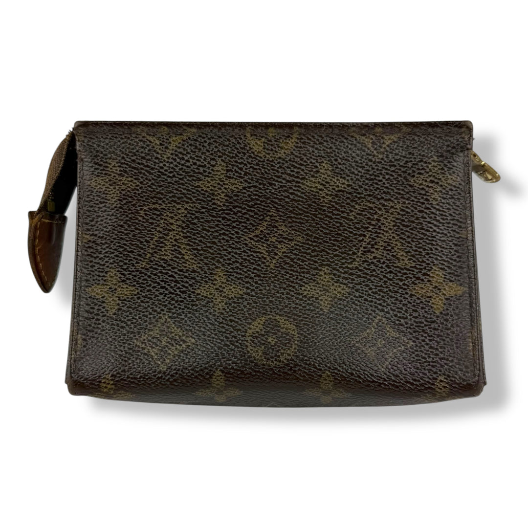 Louis Vuitton Brown Monogram Toiletry Pouch 15 Bag