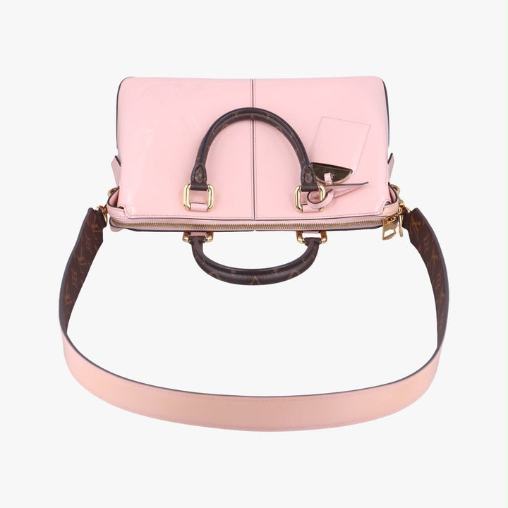 Louis Vuitton Rose Ballerine Vernis Miroir Tote Bag