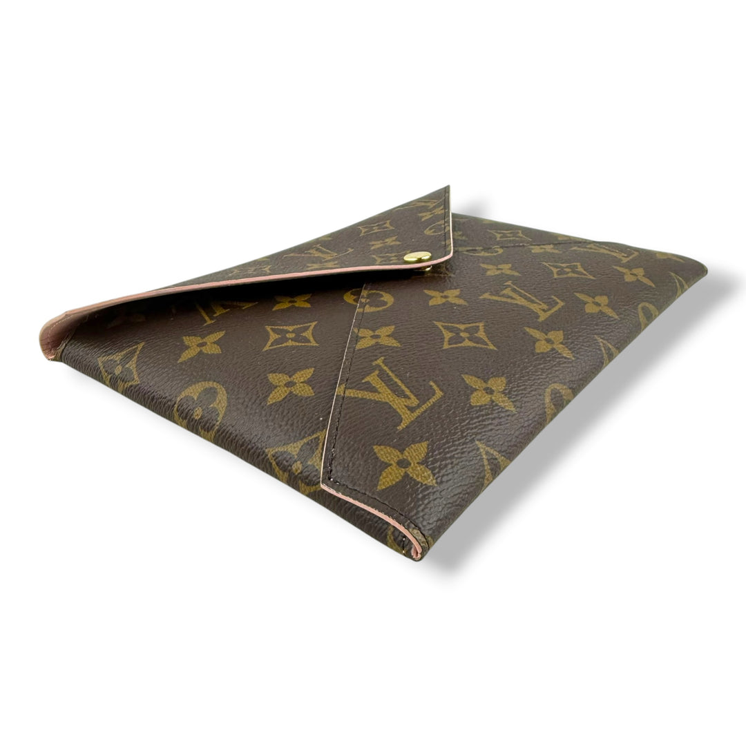 Louis Vuitton Brown Monogram Kirigami Clutch Pouch