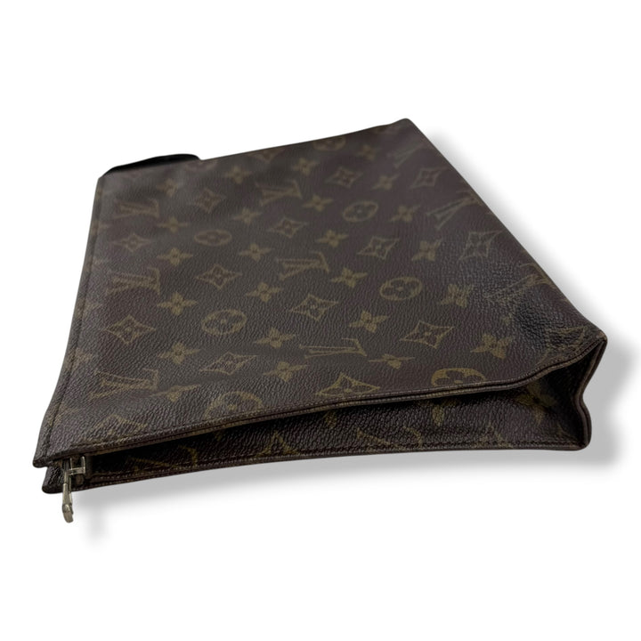 Louis Vuitton Vintage Brown Monogram Toiletry Pouch 26 Bag
