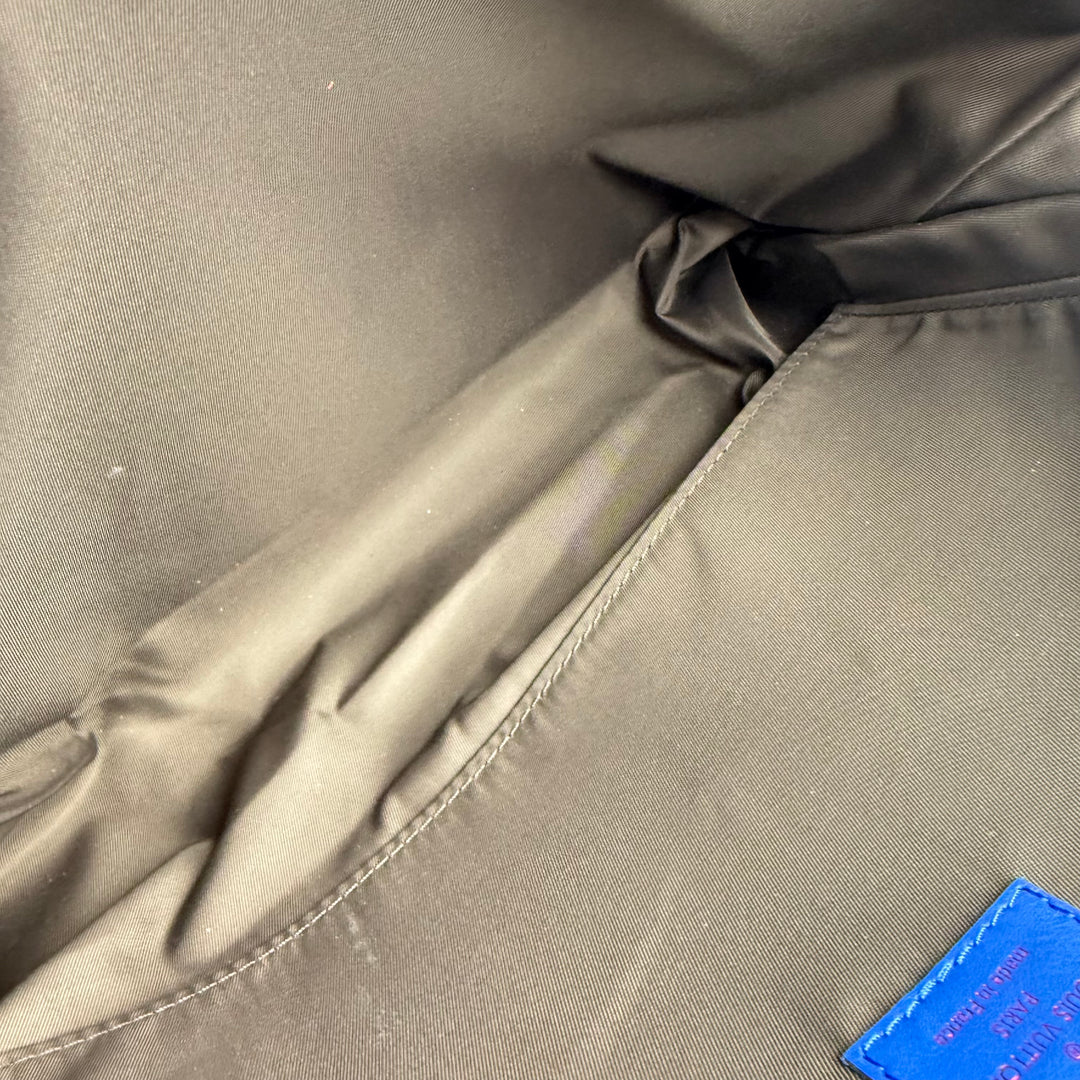 Louis Vuitton Brown/Blue Monogram Pochette Apollo Clutch Pouch