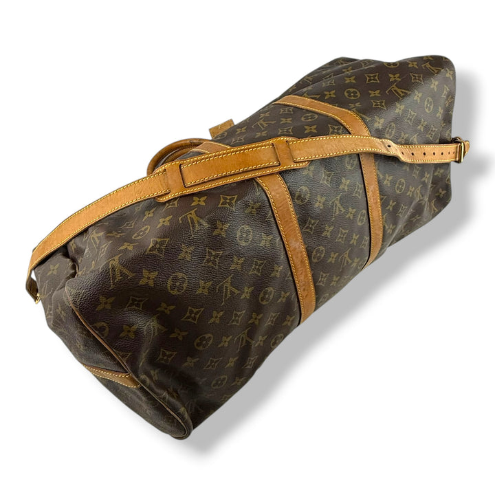 Louis Vuitton Bandouliere Vintage Brown Monogram 55 Keepall Duffle Bag