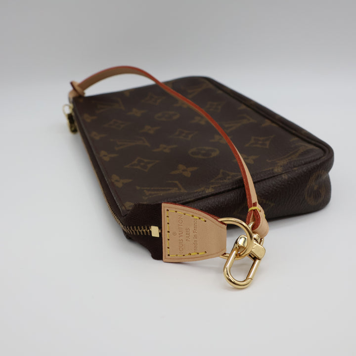 Louis Vuitton Pochette Accessories Brown Monogram Clutch Bag