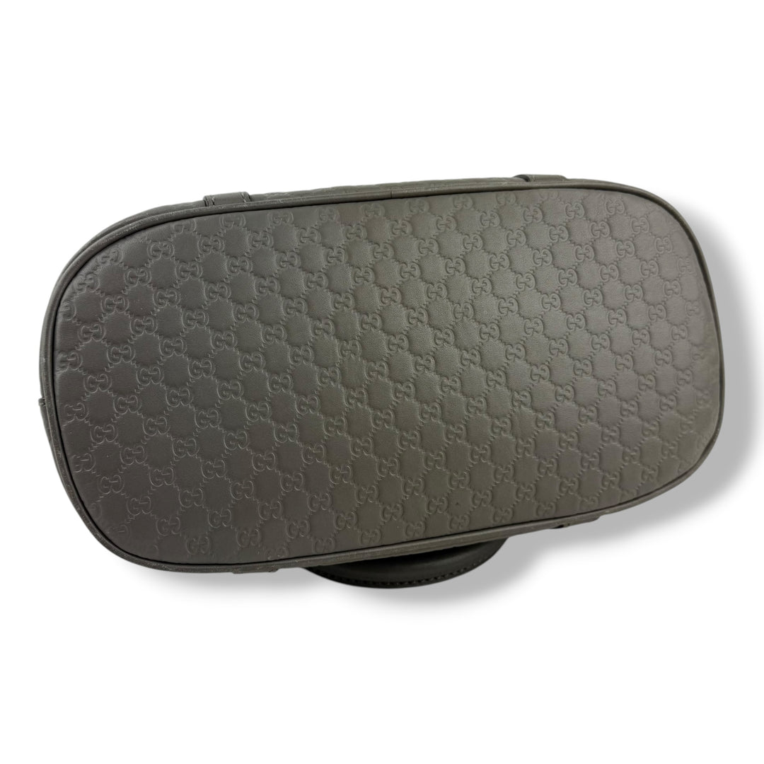 Gucci Guccissima Mini Dome Grey GG Monogram Handbag