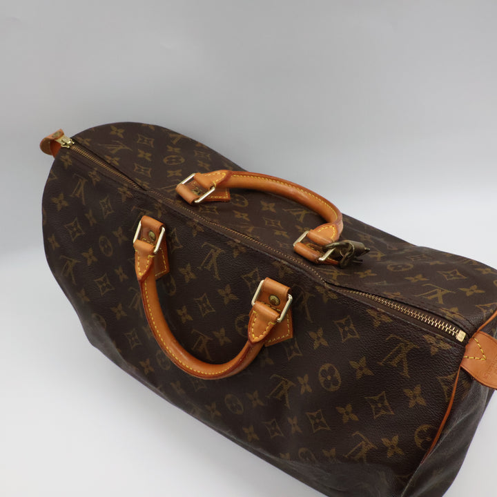 Louis Vuitton Brown Monogram Speedy 40 Handbag