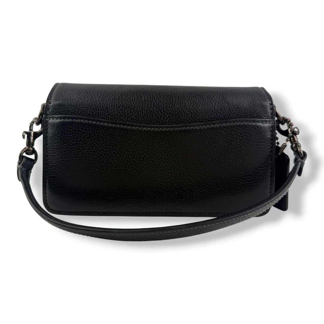 Coach Tabby 20 Black Leather Handbag