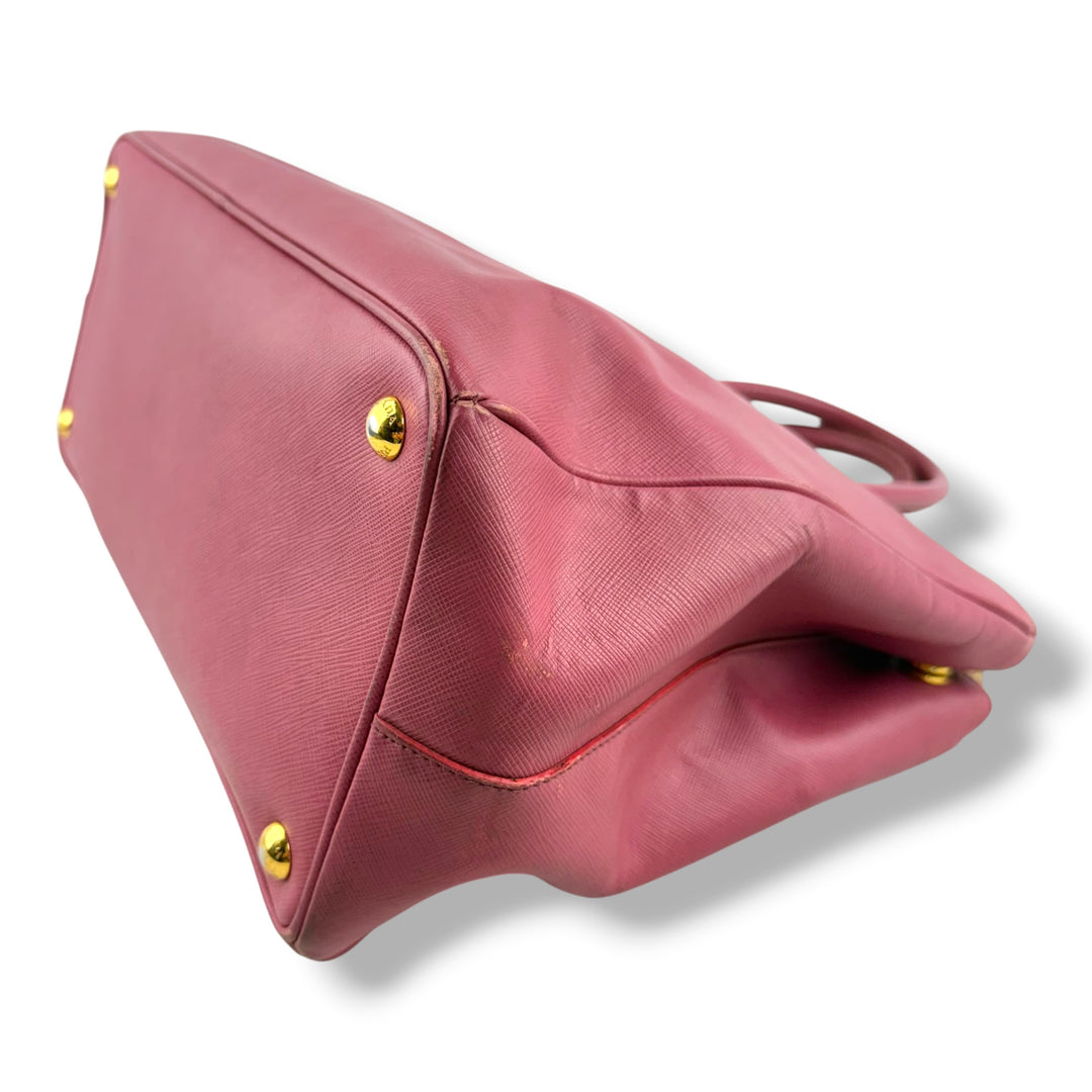 Prada Galleria Lux Saffiano Tote Pink Leather Handbag