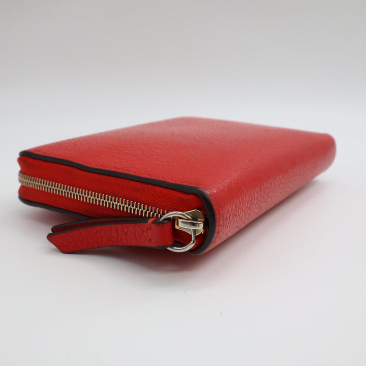 Mulberry Red Zip Around Purse