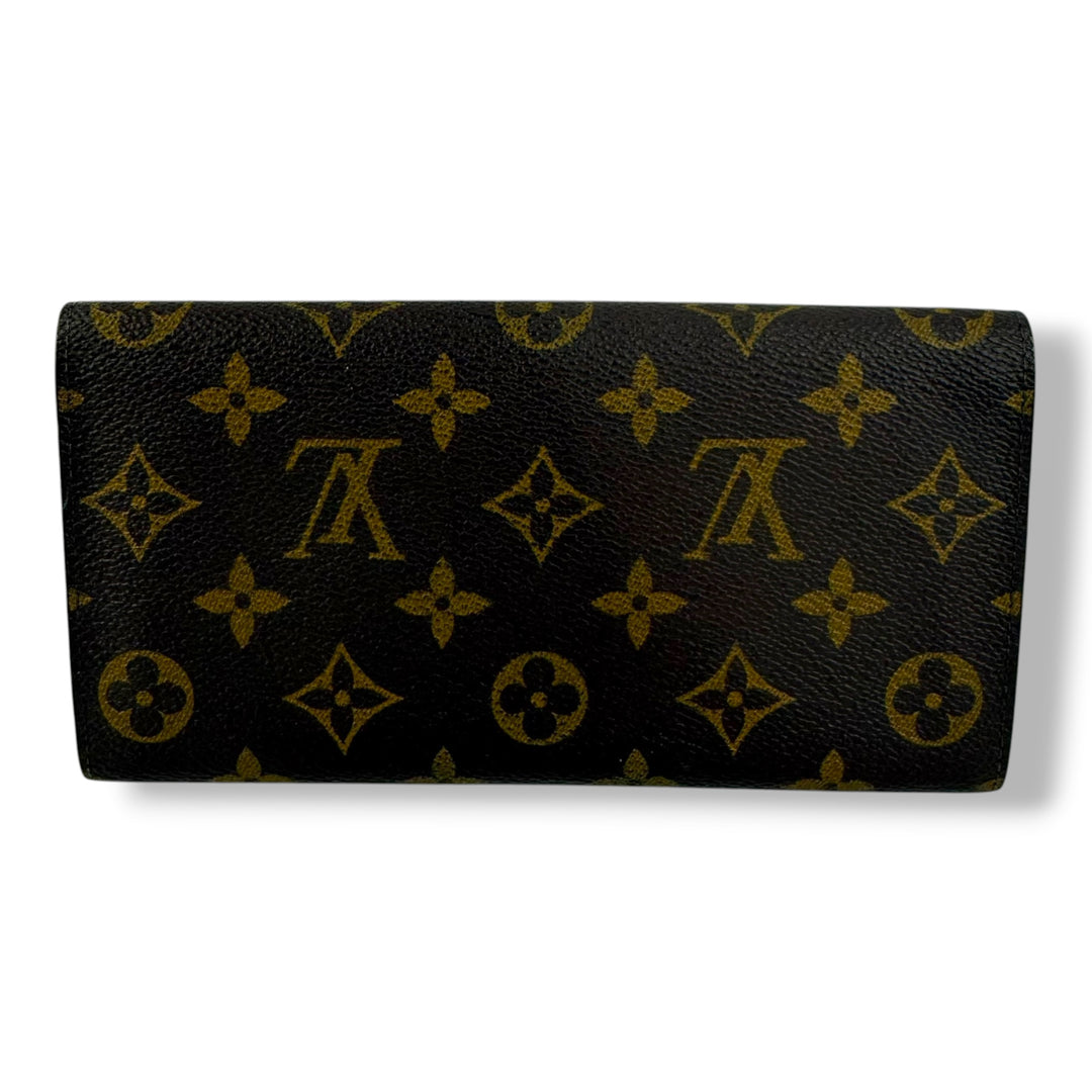 Louis Vuitton Sarah Brown Monogram Femme Wallet