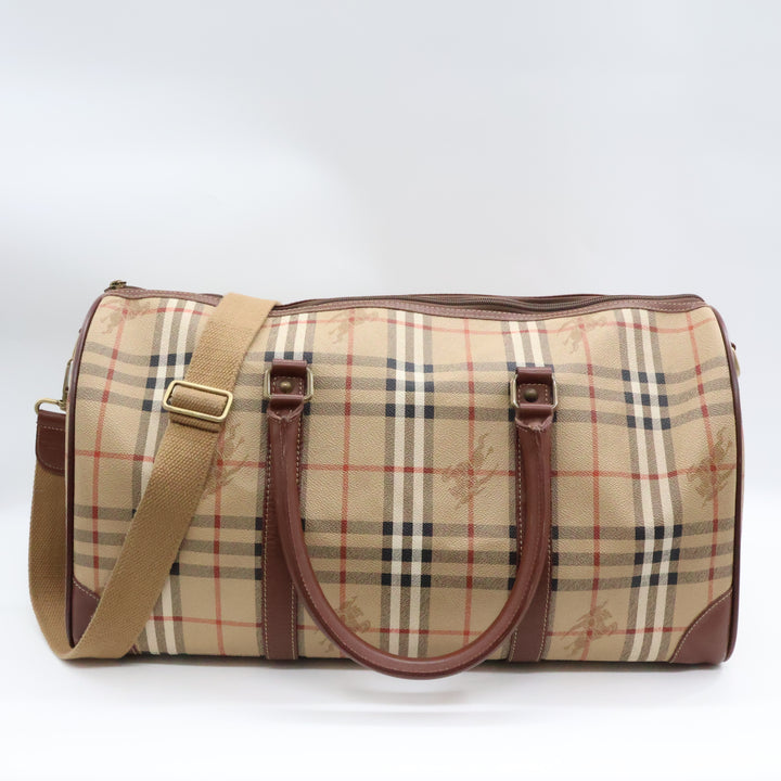 Burberry Haymarket Check Duffle Bag