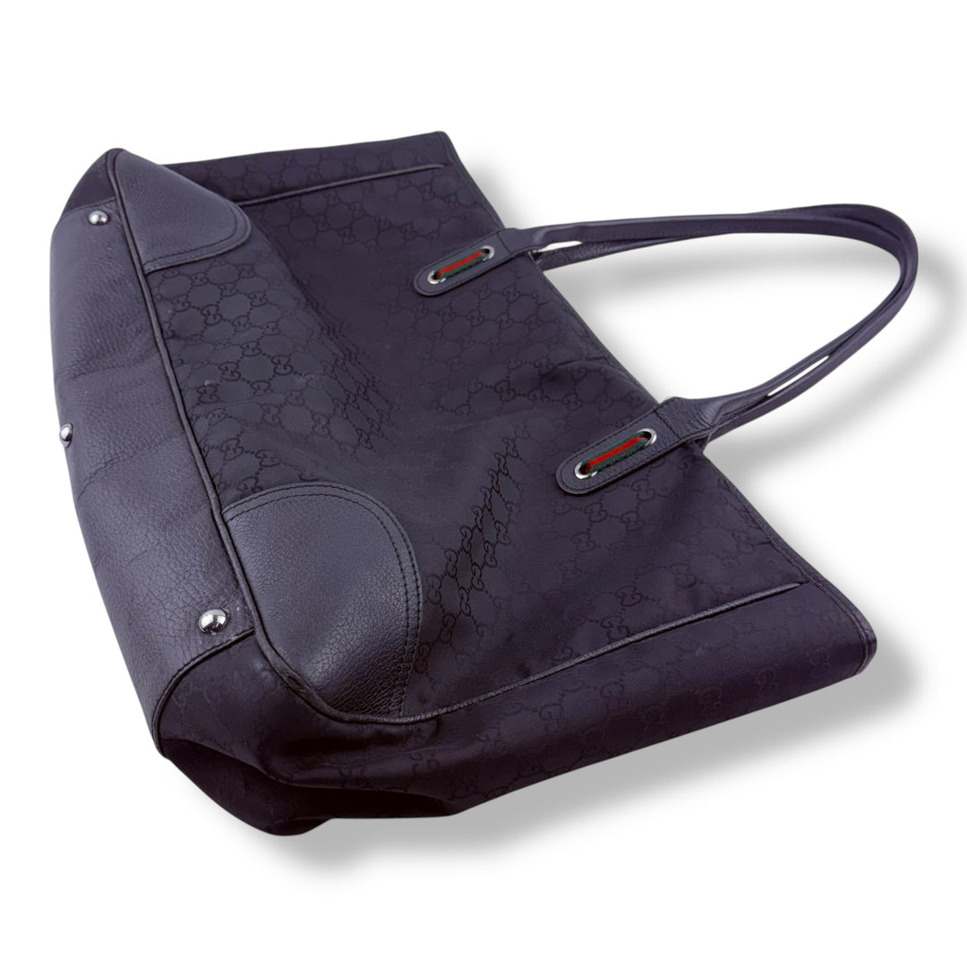 Gucci GG Black Monogram Tote Handbag