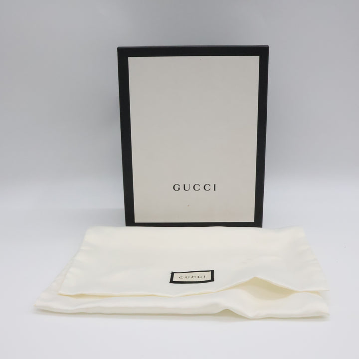 Gucci GG Marmont Flap Black Leather Super Mini Handbag
