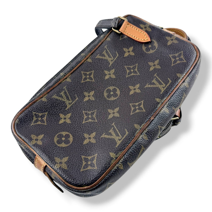 Louis Vuitton Vintage Marly Brown Monogram Messenger Handbag
