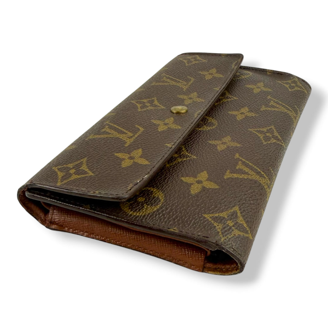 Louis Vuitton Trifold Brown Monogram Femme Wallet