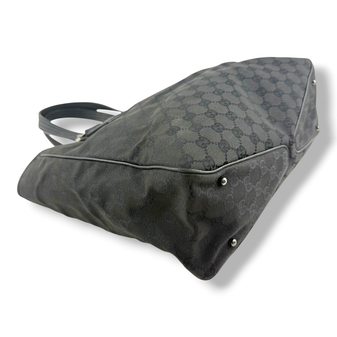 Gucci GG Black Supreme Canvas Tote Bag