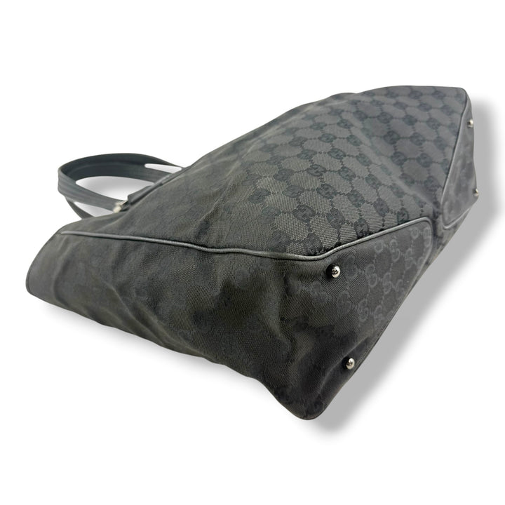 Gucci GG Black Supreme Canvas Tote Bag