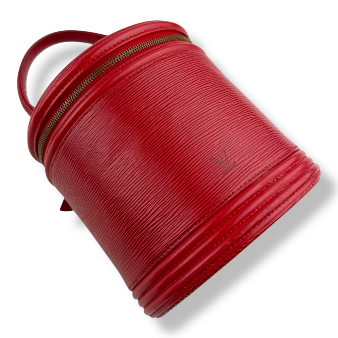 Louis Vuitton Red Epi Leather Cannes Handbag