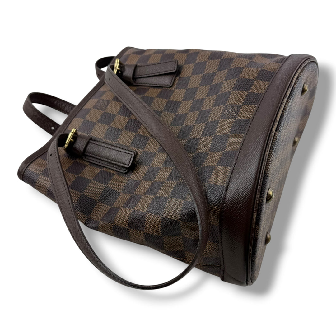 Louis Vuitton PM Bucket Tote Brown Damier Handbag