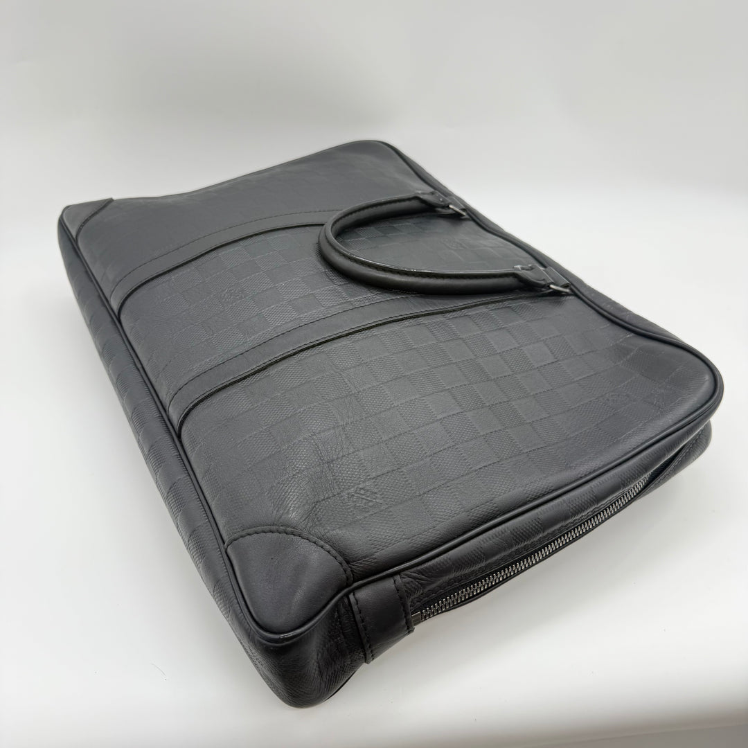 Louis Vuitton Port Documents Voyage Business Bag Infini Leather