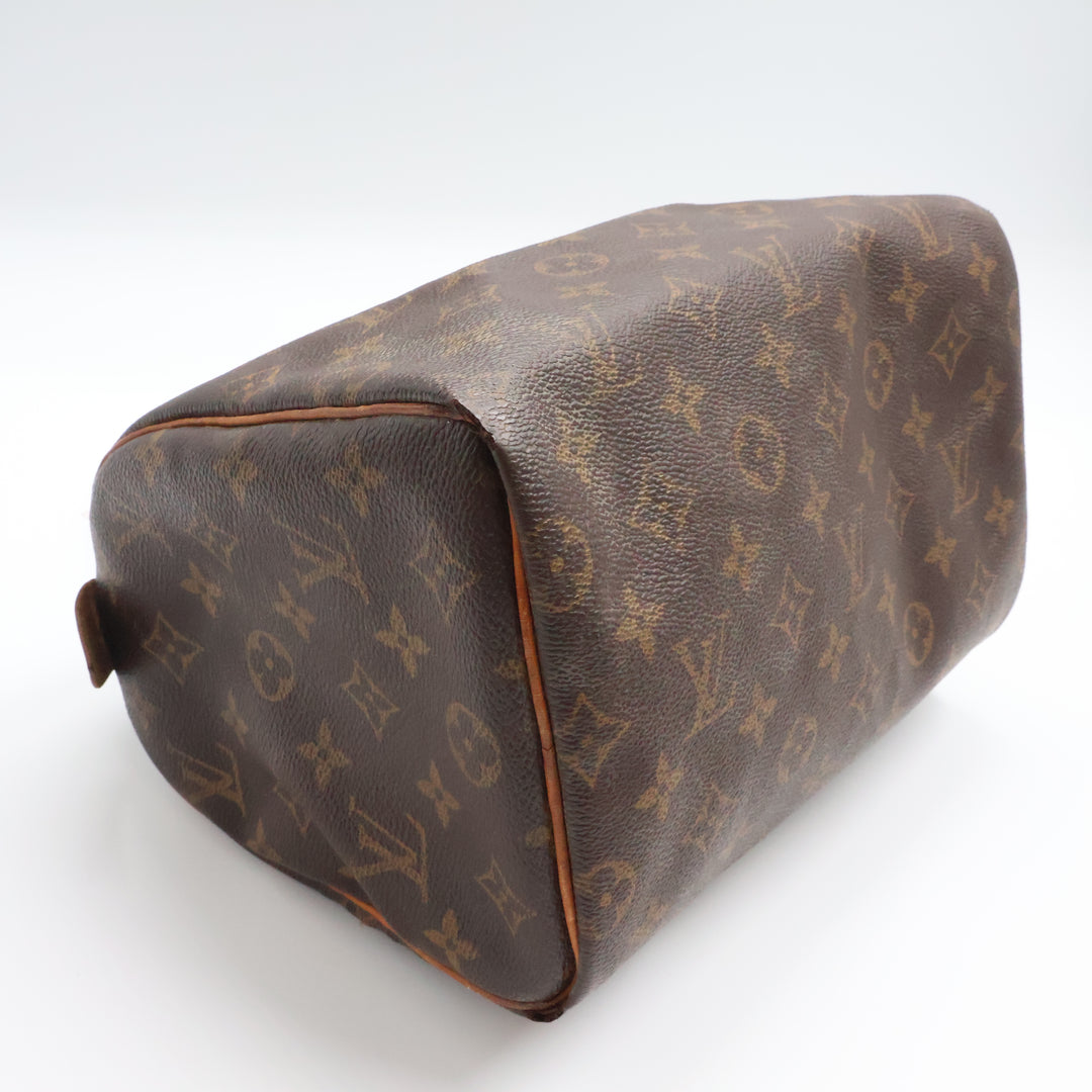 Louis Vuitton Vintage Brown Monogram Speedy 25 Handbag