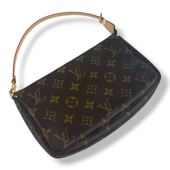 Louis Vuitton Pochette Accessories Brown Monogram Clutch Bag