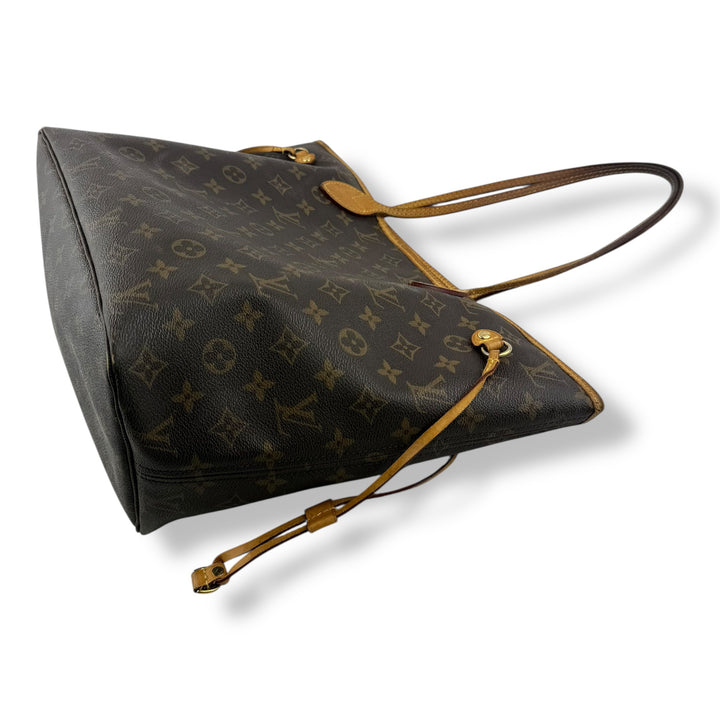 Louis Vuitton Brown Monogram Neverfull MM Handbag