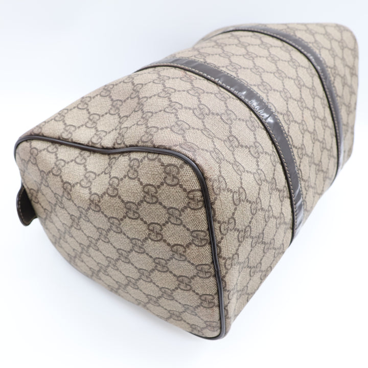 Gucci GG Beige Boston Duffle Handbag