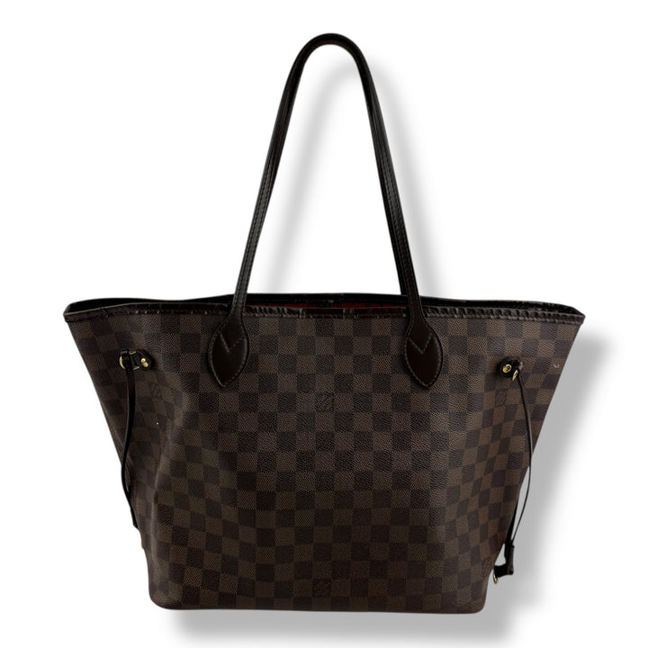 Louis Vuitton Brown Damier Neverfull MM Handbag