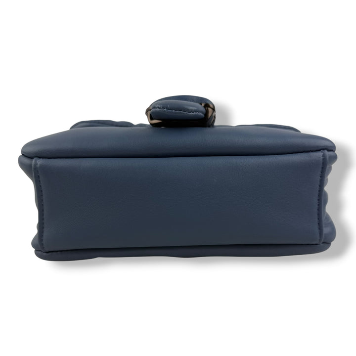 Coach Pillow Tabby 18 Blue Leather Handbag