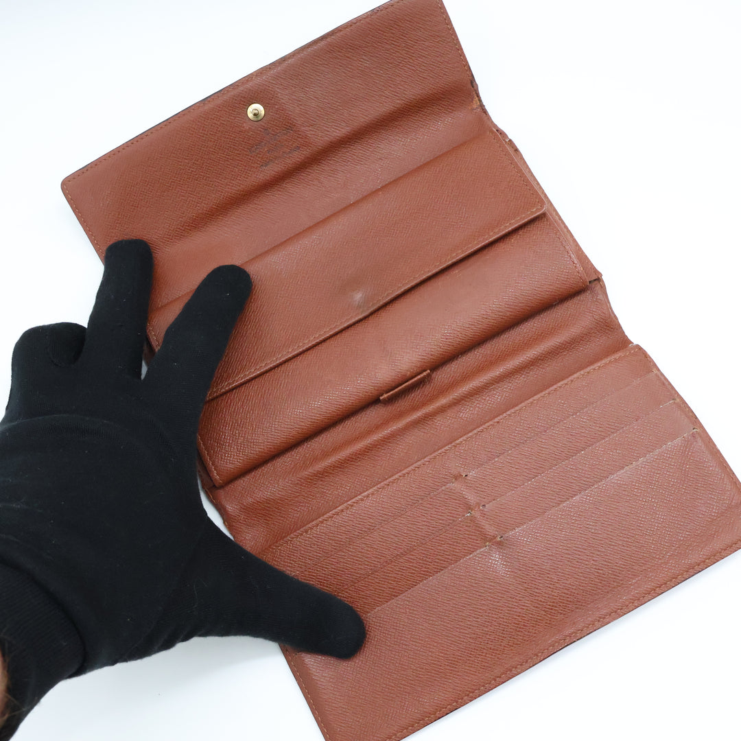 Louis Vuitton Trifold Brown Monogram Femme Wallet