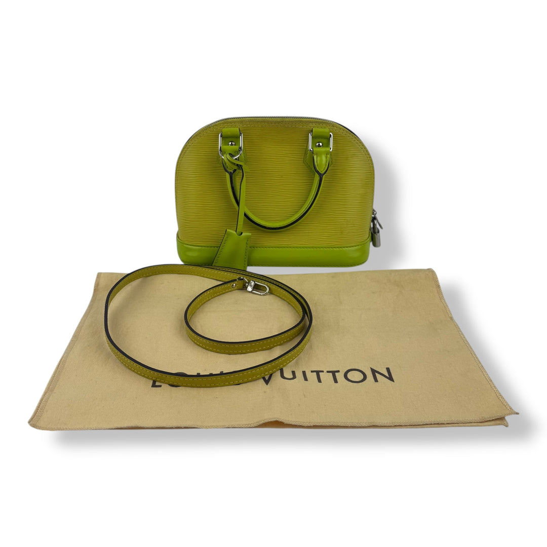 Louis Vuitton Alma BB Epi Leather Neon Handbag