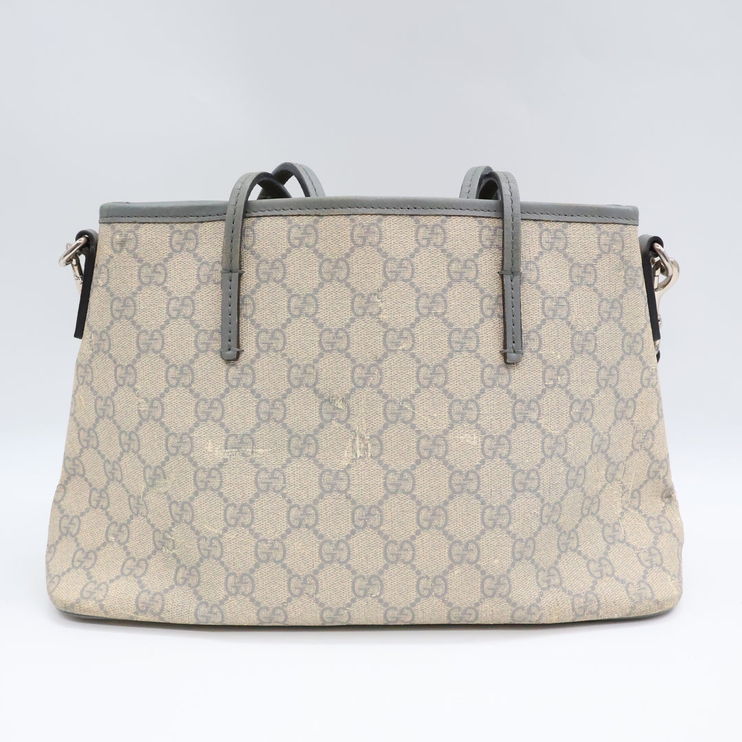 Gucci GG Beige/Grey Supreme Canvas Tote Bag