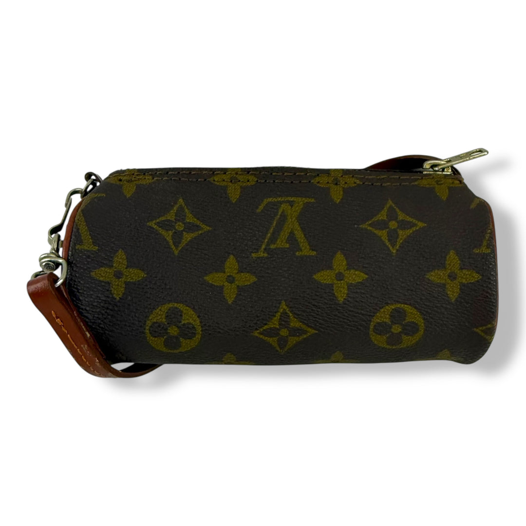 Louis Vuitton Vintage Brown Monogram Mini Papillon Pouch