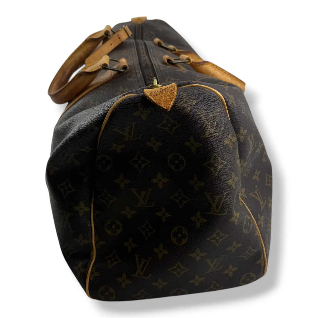 Louis Vuitton Vintage Brown Monogram 45 Keepall Duffle Bag