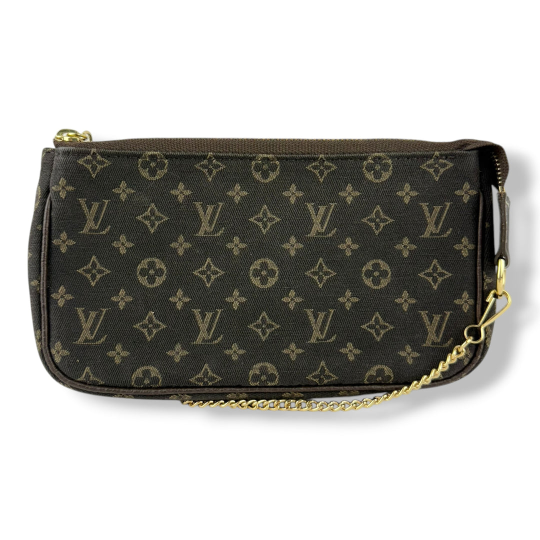 Louis Vuitton Medium Pochette Accessories Lin Monogram Clutch Bag