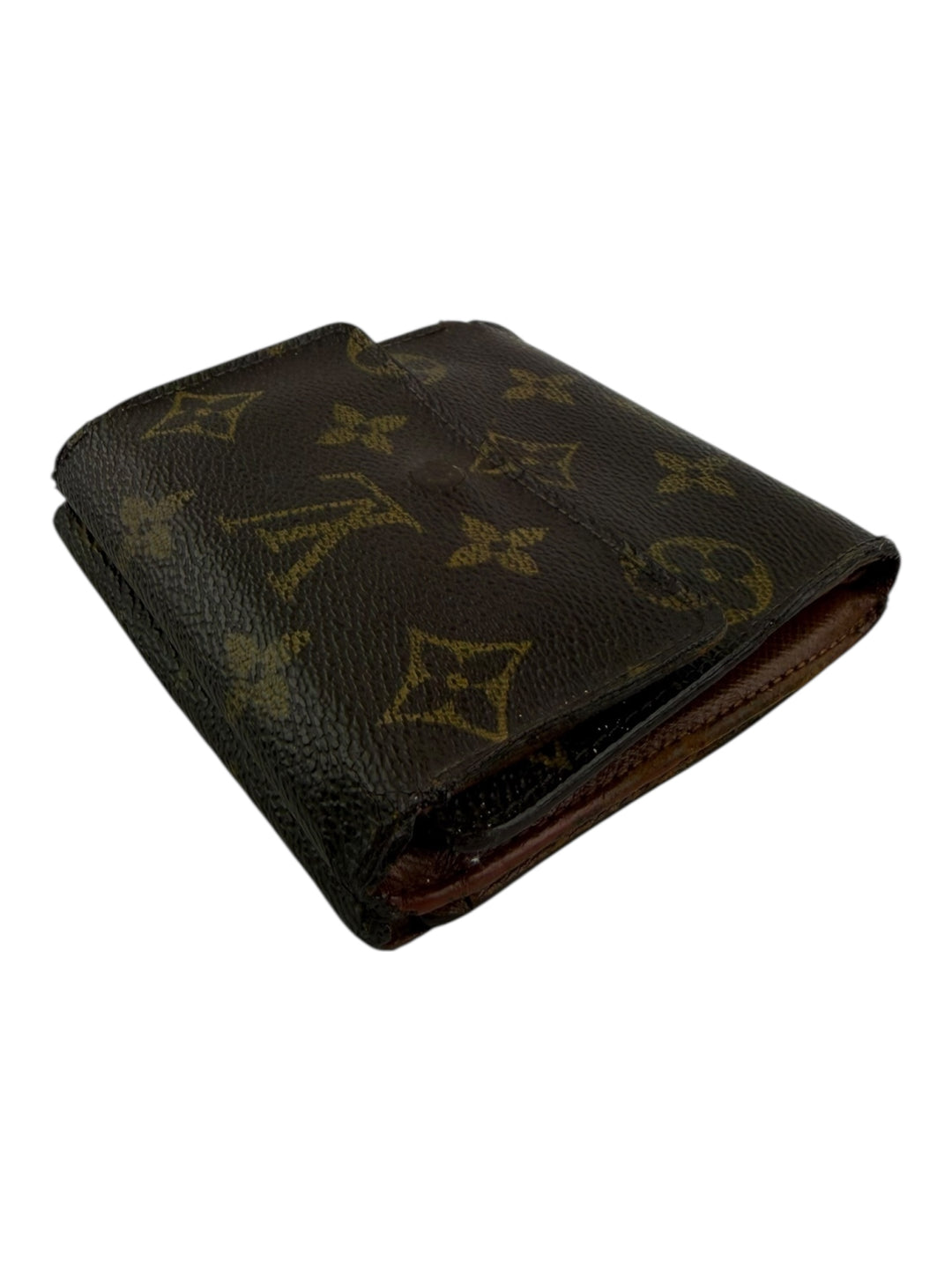 Louis Vuitton Vintage Brown Monogram Compact Bifold Wallet Purse