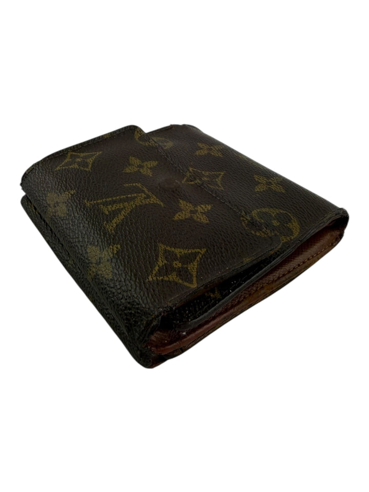 Louis Vuitton Vintage Brown Monogram Compact Bifold Wallet Purse
