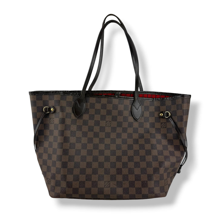 Louis Vuitton Brown Damier Neverfull MM Handbag