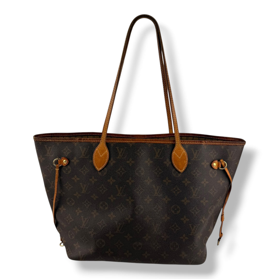 Louis Vuitton Brown Monogram Neverfull MM Handbag
