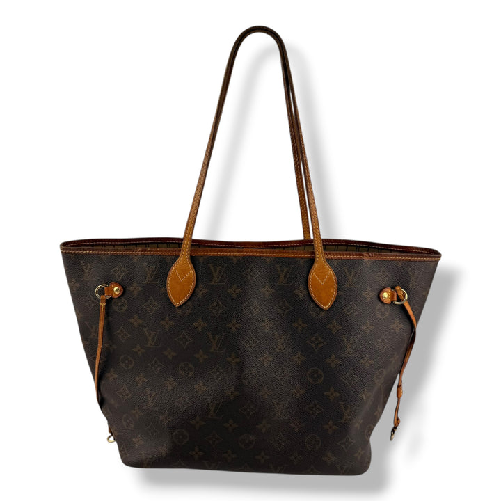 Louis Vuitton Brown Monogram Neverfull MM Handbag