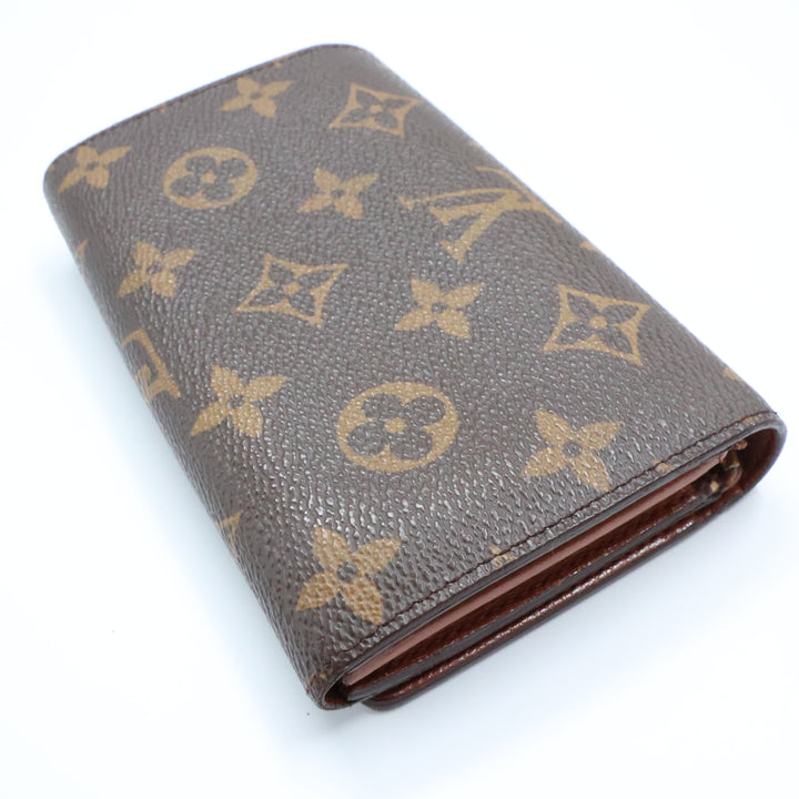 Louis Vuitton Brown Monogram Small Zippy Purse 8596