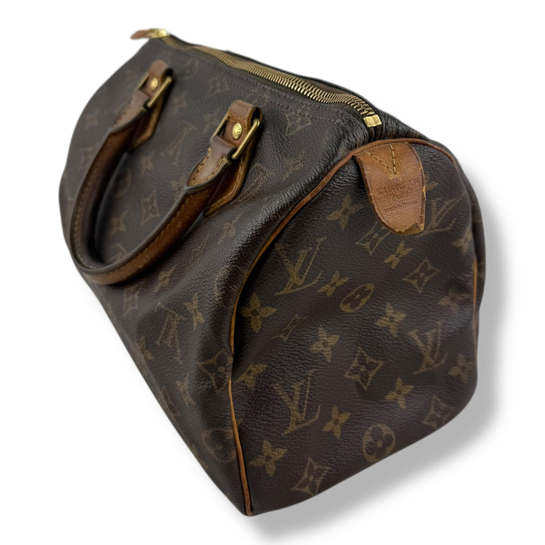 Louis Vuitton Brown Monogram Speedy 25 Handbag