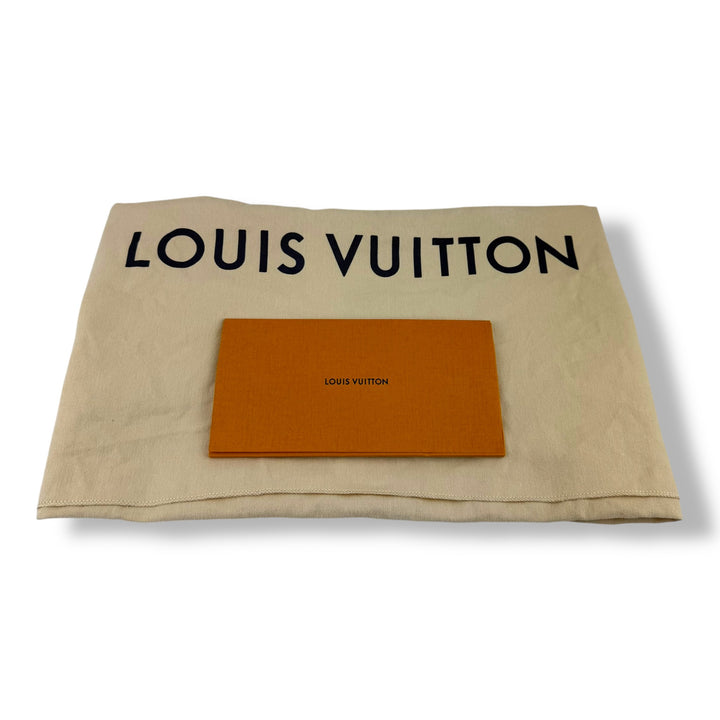 Louis Vuitton Damier Azur Neverfull MM Handbag With Pouch