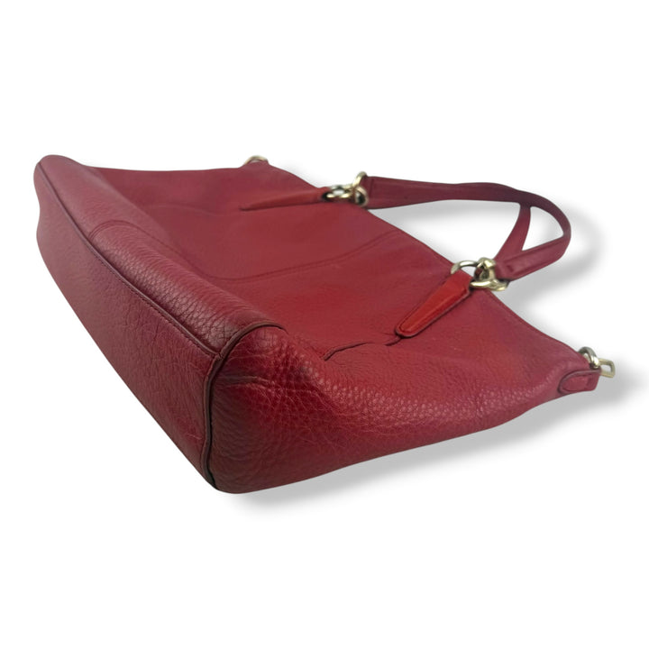 Coach Red Kelsey Tote Handbag