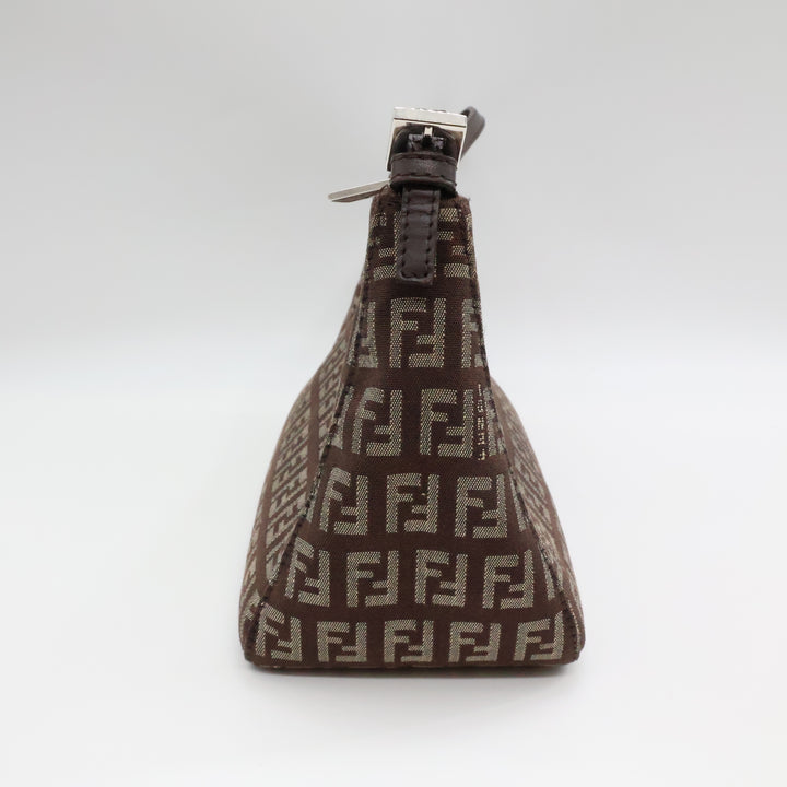 Fendi FF Zucca Mamma Baguette Brown Handbag