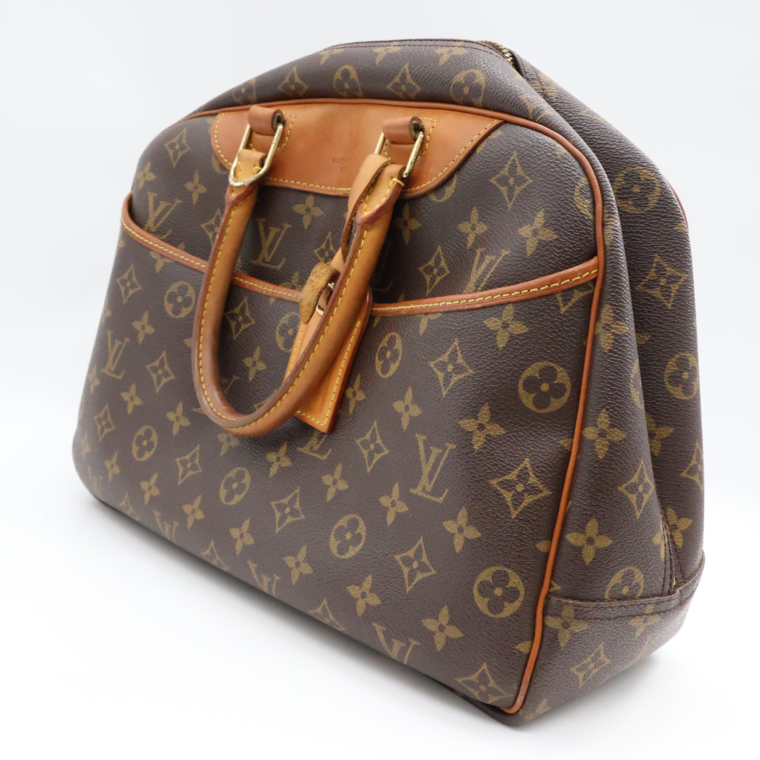 Louis Vuitton Brown Monogram Deauville Handbag