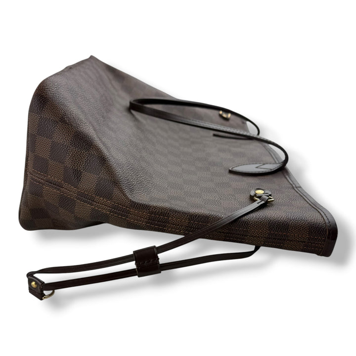 Louis Vuitton Brown Damier Neverfull MM Handbag