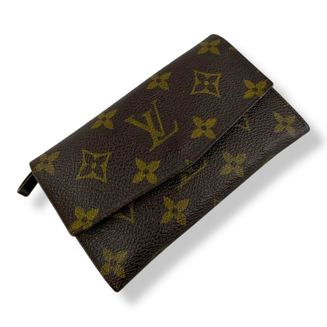 Louis Vuitton Vintage Small Sarah Brown Monogram Femme Wallet